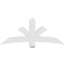 Ekena Millwork Davenport Architectural Grade PVC Gable Bracket, 72"W x 30"H x 6"D x 6"F, 10/12 Pitch GBP072X30X0606DAV00 - alternate 3